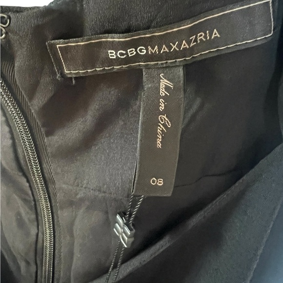 BCBGMaxAzria Kimora Crepe Cut-Out Black Gown – Size 8 NWT! - Picture 5 of 6